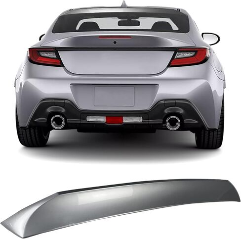 IKON MOTORSPORTS، جناح سقف متوافق مع 2022-2025 Subaru BRZ Toyota GR86، بلاستيك ABS أسود غير مطلي بنمط IKON جناح جناح جناح حاجب النافذة الخلفية in Saudi Arabia