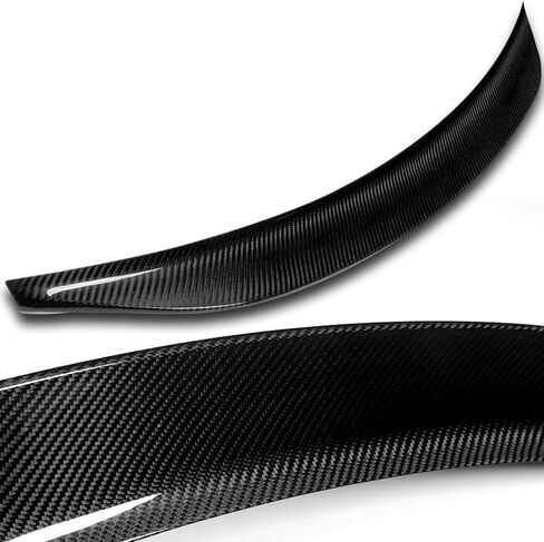 مجموعة قطع غيار جناح السيارة من ألياف الكربون الحقيقية من HYPERSPEED طقم الشفاه الخلفي STP-Style مناسب لـ 2004 2005 2006 2007 2008 2009 2010 2011 Mazda RX-8 RX8 in Saudi Arabia