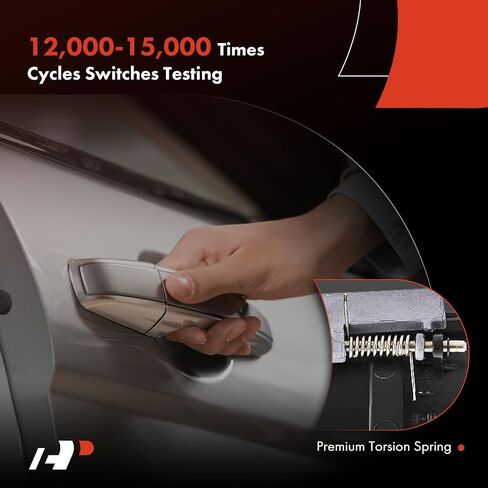 مقبض باب خارجي من جانب السائق الأمامي الأيسر A-Premium مع فتحة مفتاح متوافق مع Ford Explorer 2002-2008، Explorer Sport Trac 2007-2010، أسود مزخرف، استبدال # 1L2Z7822405AAC، 6L2Z7822405AA in Saudi Arabia