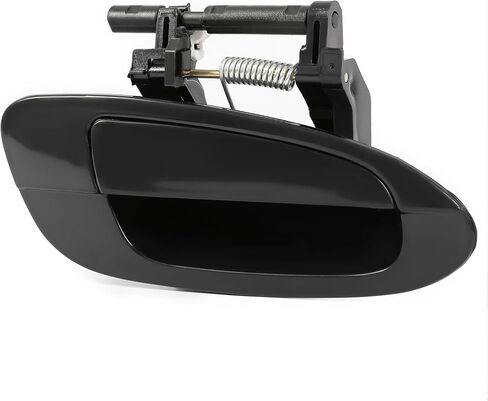ECOTRIC Door Handle Smooth Black Exterior Outside Compatible with 2002-2006 Nissan Altima (Front Left & Right + Rear Left & Right) in Saudi Arabia
