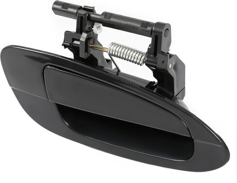 ECOTRIC Door Handle Smooth Black Exterior Outside Compatible with 2002-2006 Nissan Altima (Front Left & Right + Rear Left & Right) in Saudi Arabia