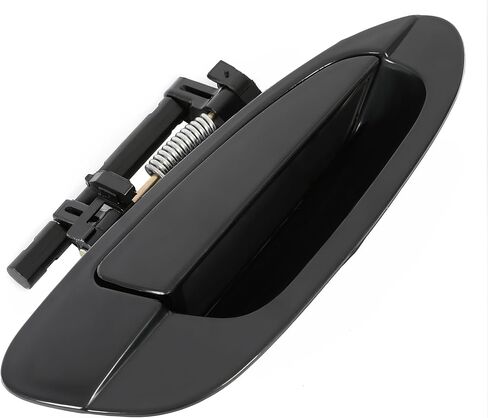 ECOTRIC Door Handle Smooth Black Exterior Outside Compatible with 2002-2006 Nissan Altima (Front Left & Right + Rear Left & Right) in Saudi Arabia