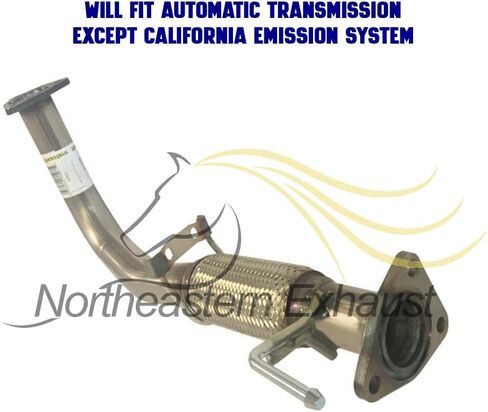 Exhaust Front Flex Pipe Compatible for 1998-2002 Honda Accord 2.3L | Stainless Steel | Northeastern Exhaust | Free Gaskets Included | Automotive Replacement Part | Direct-Fit in Saudi Arabia