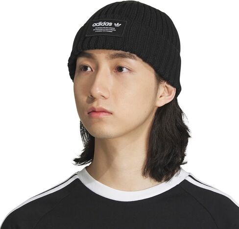adidas Originals Rib Cuff Fold Beanie in Saudi Arabia