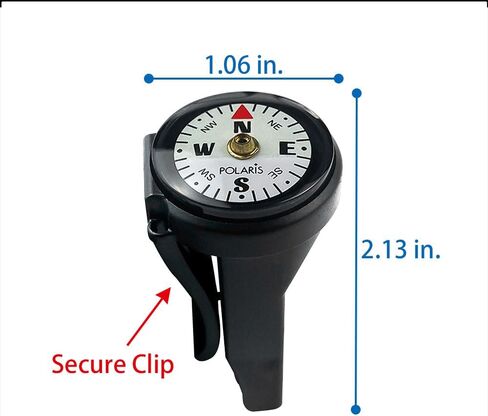 POLARIS Waterproof Micro Compass 2 Models/Watchband Compass or EDC Compass in Kuwait