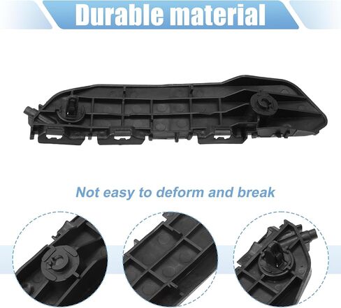 X AUTOHAUX 1 Pair Front Left Right Side Bumper Cover Bracket No.521460E030/5214648020 for Toyota Highlander 2008-2010 in Saudi Arabia