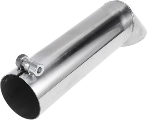 Motoforti 5 "مدخل معرف بدوره إلى أسفل طرف العادم T304 الفولاذ المقاوم للصدأ سطح تلميع مغزل بيند الكوع أنبوب 9.1" الطول الإجمالي Suitalbe لـ 5 "OD Tailpipes in Saudi Arabia