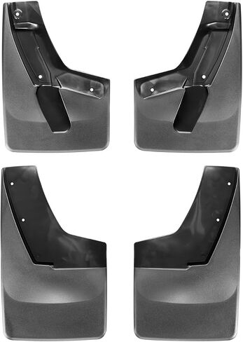WeatherTech Custom No Drill Splash Guard MudFlaps for Chevrolet Tahoe - Front & Rear Set (110038-120038), Black in Saudi Arabia