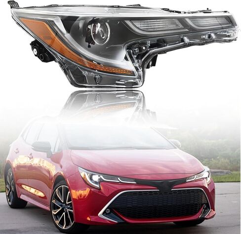 munirater Headlight Assembly Replacement for 2020-2022 Corolla SE/XLE/XSE Right Headlamp Passenger Side 8111002S50 TO2503287 in Saudi Arabia