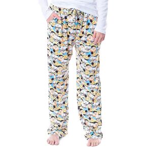 Disney Womens' Up Movie Film Carl Russell Dug Chibi Sleep Pajama Pants