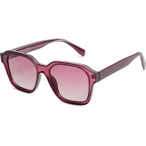 SOJOS Classic Square Sunglasses for Men Women Retro Trendy Shades UV400 Protection SJ2263