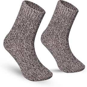 Premium Heavy Wool Socks For Women - Soft, Stylish, Durable Socks, Heavyweight, Crew Length Wool Socks, Size 5-10