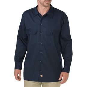 تي شيرت Dickies رجالي طويل الأكمام مرن للعمل