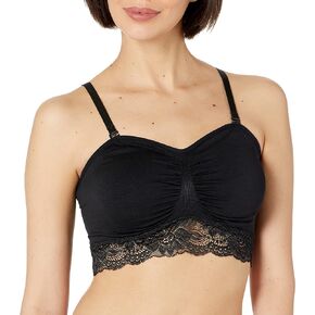 Rhonda Shear Women's Seamless Lace Bra with Removable Straps