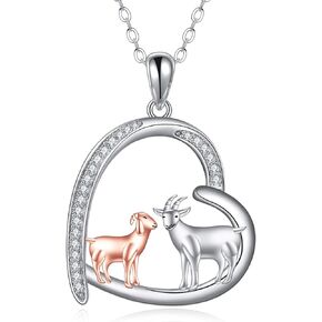Turtle Deer Necklaces 925 Sterling Silver Elephant/Deer/Turtle/Fox/Hedgehog/Koala/Otter/Rhinoceros Mother Gifts for Women