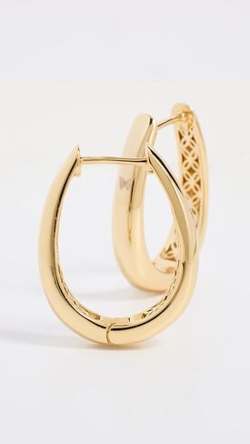 By Adina Eden Women's Solid Graduated Chunky Hoop Earrings in Kuwait