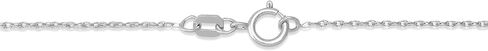 10K Gold or Silver Diamond Journey Pendant with Sterling Silver Chain Necklace (1/3 cttw, I-J Color, I2-I3 Clarity), 18" in Saudi Arabia