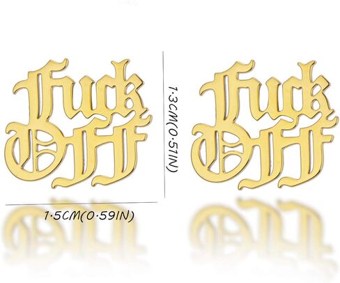 الفولاذ المقاوم للصدأ يمارس الجنس مع القرط مسمار لحلق الكلمات الأولية للصداقة in Kuwait