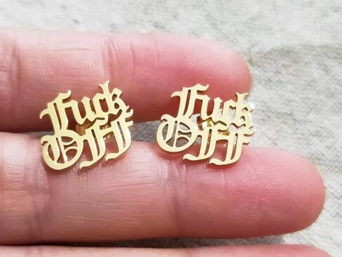 الفولاذ المقاوم للصدأ يمارس الجنس مع القرط مسمار لحلق الكلمات الأولية للصداقة in Kuwait