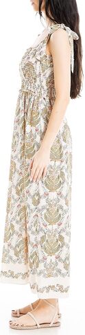 Max Studio Women's Tie Strap Smocked Bodice Maxi Dress in Saudi Arabia