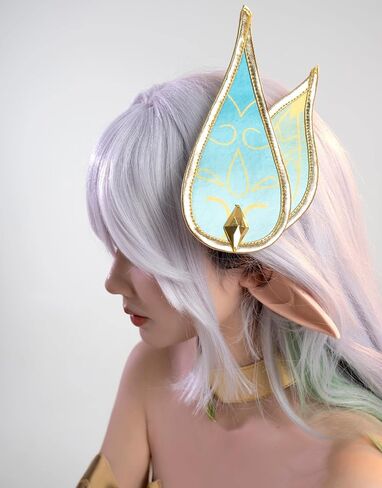 زي Cosplay.fm النسائي للعبة التنكرية فستان رائع وأكمام مع غطاء للرأس in Saudi Arabia