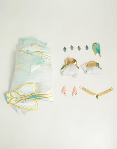 زي Cosplay.fm النسائي للعبة التنكرية فستان رائع وأكمام مع غطاء للرأس in Saudi Arabia