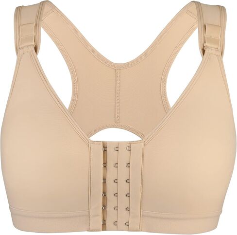 HACI Post Surgical Bra Front Closure Unpadded Wirefree Sport Racerback Posture in Saudi Arabia
