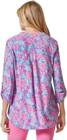 Dear Scarlett Womens Lizzy Relaxed Flowy High Low Blouse in Saudi Arabia