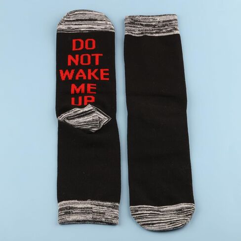 CENWA 1 Pair Firefighter Gift Firefighter Socks Fireman Gift Do Not Wake Me Up Unless There Is A Fire Socks in Saudi Arabia
