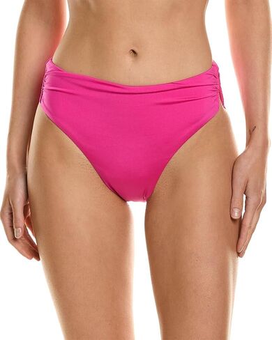 Trina Turk Women's Standard Monaco V-Side Shirred High Waist Bikini Bottom-Cheeky Coverage, Swimwear Separates in Kuwait