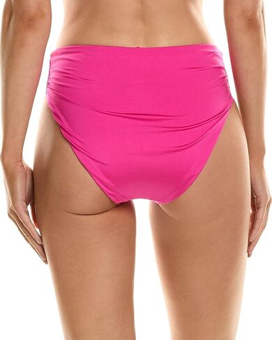 Trina Turk Women's Standard Monaco V-Side Shirred High Waist Bikini Bottom-Cheeky Coverage, Swimwear Separates in Kuwait