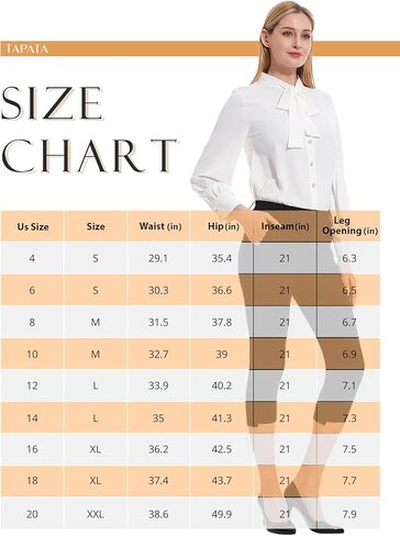 Tapata Women's Capri Dress Pants Summer Stretchy Slim with Pockets Cut Out Legs Business Casual Office Work in Kuwait