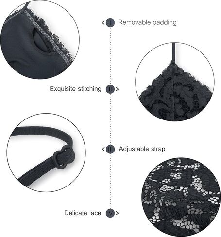 حمالة صدر نسائية من DotVol مصنوعة من الدانتيل المزين بالزهور ومبطنة وقابلة للإزالة in Kuwait