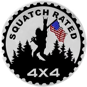 Beach Badge Rated Emblem 4 x 4 Metal Automotive Badge 3D Trim Hook Trunk Badge Decals Stickers (Beach Rated)