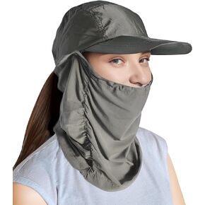تبريد شبكة الشمس درع الرقبة ثنى تنفس الحرس الجراميق حماية من الأشعة فوق البنفسجية للجنسين الرجال النساء غطاء الوجه قبعة | منتج كوريا in Kuwait