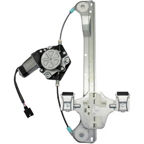 TRQ Window Regulator with Motor Rear LH for Ford Fusion Mercury Lincoln