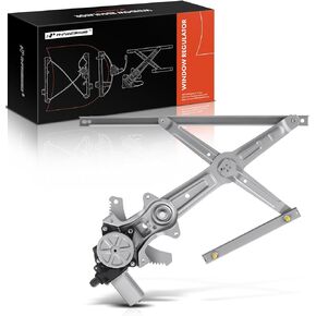 A-Premium Electric Power Window Regulator with 2-Pin Motor Compatible with Honda CR-V 2012-2016, Without Auto Up/Down and Anti-Pinch Feature, Front Left Driver Side