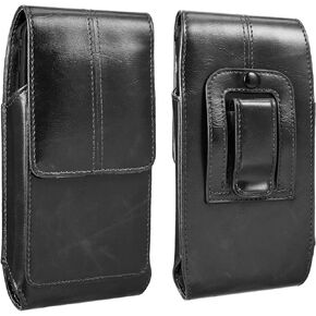 kiwitatá Belt Holster for iPhone 13 Pro Max 14 Pro Max, Vertical Belt Clip Carrying Pouch Holder Case for iPhone 15 Pro Max 15 Plus Galaxy S23 Plus S22 Plus S21 Plus Galaxy S21 FE