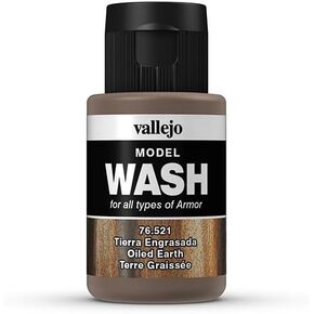 Vallejo Oiled Earth Model Wash, VJ76521, 1.18 Fl Oz (Pack of 1)