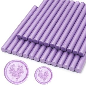 Rose Gold Wax Seal Sticks 26pcs, Andotopee Glue Gun Wax Seal Sticks for Wax Seal Stamp, Premium Sealing Wax for Envelope Letter Seal Wedding Invation Craft Adhesive, Great Gift Ideas (Mini Size)