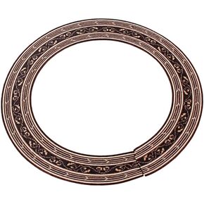 SUPVOX 3pcs Classic Guitars Sound Hole Decal Guitar Rosette Inlay Guitar Decals Guitar Rosette Decal Bamboo Classical Abalone