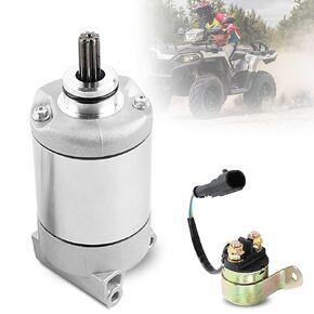 Starter Motor with Relay Fit for Polaris ACE Farmhand Sportsman RZR Ranger, Replace SMU0548 SMU0549 4013015 4014290 4014909