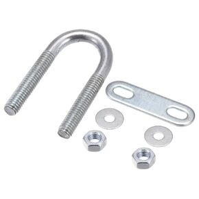 U Bolts 4 Sets (M6x22x70mm), Round U Bolt Steel with Accessories - for Construction, Pipe