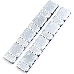 2.1oz Adhesive Back Wheel Balance Weights Strips for Motorcycle 124 x 18mm 2pcs
