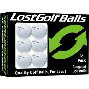 Taylormade TP5 Golf Balls (12 Pack) - Mint Quality, Used Golf Balls Refinished by Lostgolfballs.com, Like New with No Logos