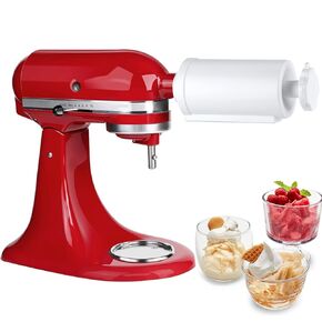 Ice Shaver Attachment for KitchenAid Stand Mixer,Kitchen Aid Attachment for Mixer,Ice Shaver Attachment,High Production Shave Ice Machine Snow Cone Machine with Replaceable 8 Ice Molds
