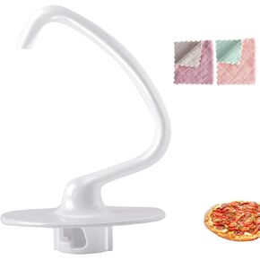 K45DH Coated Dough Hook for Kitchen-Aid Mixer, Bread Attachment for Kitchen Aid K45 K45SS KSM90 KSM150 Tilt-Head Stand Mixers, 4.5/5.0 Quart Bowel