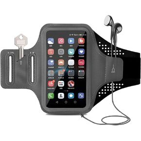 Phone Holder for Running Armband Cell Phone Holder for iPhone Armband 11 12 13 14 15 Pro Max XS X XR 10 8 7 6s Plus SE Galaxy ID,Phone Armband Sleeve Fit Sport Exercise Workout Black Arm Band