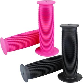 2 Pair Mini Kids Bike Handlebar Grips Non-Slip Soft Rubber Short Bicycle Grips Cover for Toddler Bikes/Kid's Bicycles, Boys and Girls Bicycles, Scooter Replacement Grips - Kids Gift