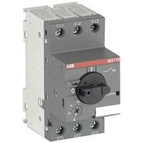 ABB MS116-6.3 Manual Motor Starter, 4 - 6.3 A, 5 hp